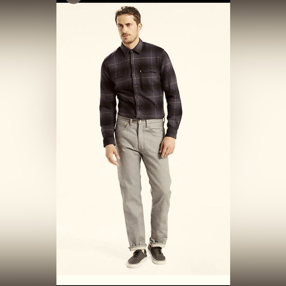 BNWT Levis 501 for Men 32x32 gray
